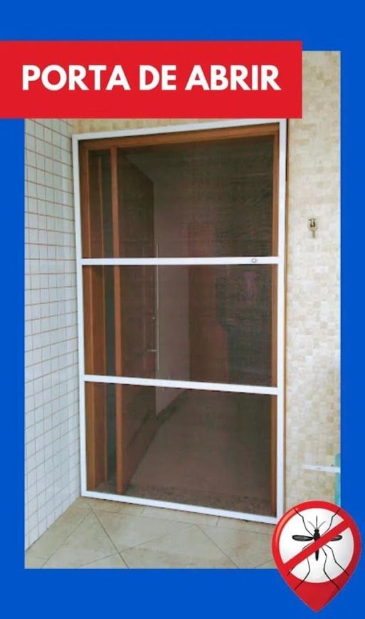 Puerta mosquitera de abrir a medida - Asunción